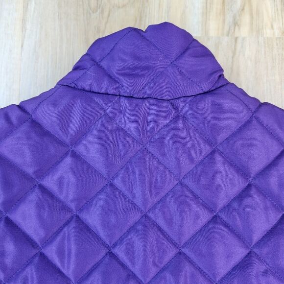 💇♀️GNW Indigo Purple Quilted Zippered Sleeveless Vest Jacket Size 2X - Picture 5 of 11